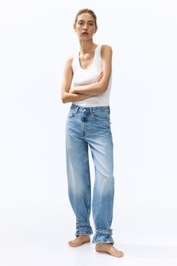 Barrel High Waist Ankle Jeans - H&m фото 8
