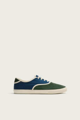 ZAPATILLA COMBINADA PIEL / Verde - Zara фото 4