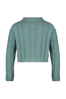 TRENDYOLMILLA Tas Crop Polo Yaka Triko H?rka TWOAW22HI0448  фото 8