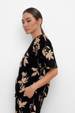 VERY NEAT _ ЕВТ 3184/темный черный,магнолия фуфайка жен фото 3