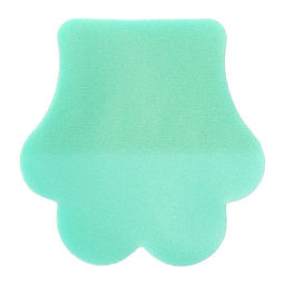 Цена за 4 шт. Блок-закладка с липким краем «Лапка», 45 мм × 45 мм, 50 листов, пластик, зелёный