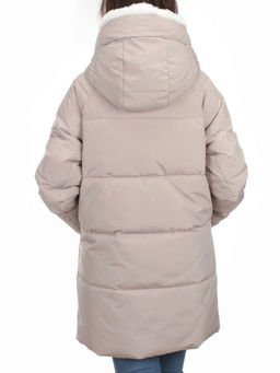 Y23-868 BEIGE Куртка зимняя женская (тинсулейт) - Фабричный китай фото 5