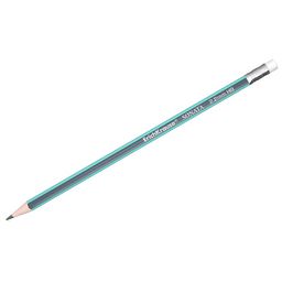 Цена за 2 шт. Карандаш ч/гр. ErichKrause "Sonata", НВ, с ластиком (45616) трехгранный