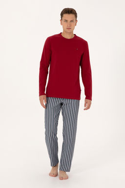 Erkek Bordo Pijama Tak_m_ - U.s. polo assn фото 4