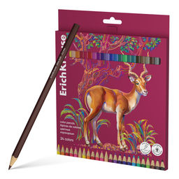 Карандаши ErichKrause "Safari" 24цв. (61816) трехгранные