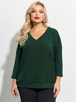 Джемпер 0057-8 темно-зеленый