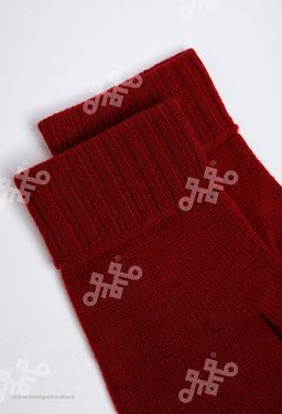 Перчатки кашемировые с подворотом (арт. 06270) - Тод оймс ххк фото 3