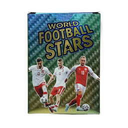 Игр. карточки "World Football Stars" 54л. с футболистами, перламутровая серия