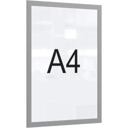 Рамка магнитная настенная Attache А4 ПЭТ, серая, 5шт/уп  фото 2