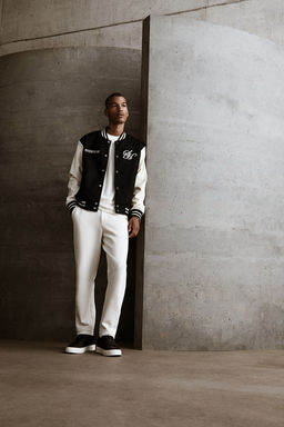 Chaqueta de beisbol Loose Fit