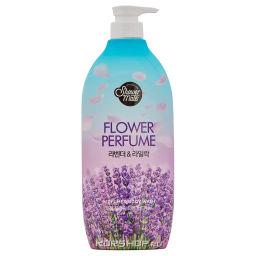 Парфюмированный гель для душа лаванда Shower Mate Flower Perfume Body Wash Lavender, Kerasys, Корея, 900 мл Акция