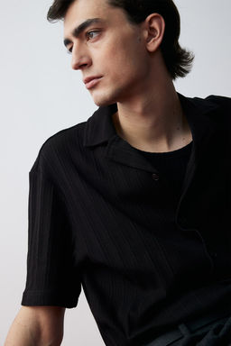 Camisa resort de punto Regular Fit - H&m фото 3