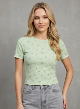 K13689 Футболка (хлопок) МЯТНЫЙ