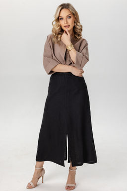 Блузка Лён 4280/06/Мокко