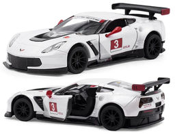 Kinsmart. Модель арт.КТ5397/2 "Corvette C7. R Race Car 2016" 1:36 (белая) инерц.