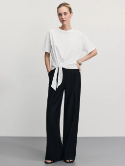 Футболка с завязкой на талии / Zarina  фото 2