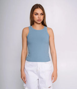 Майка #ОКТ1648, голубой