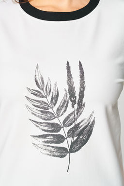 Джемпер Rumoda 2272 молочный_черный  фото 9