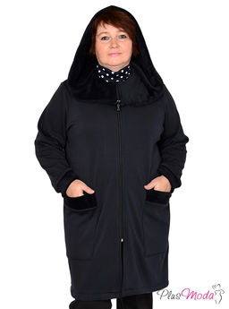 Куртка-толстовка Модель №497 размеры 44-84 - Plusmoda фото 2