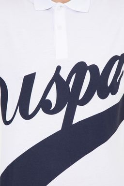 U. S. Polo Assn Мужская белая футболка с воротником-поло - U.s. polo assn фото 6
