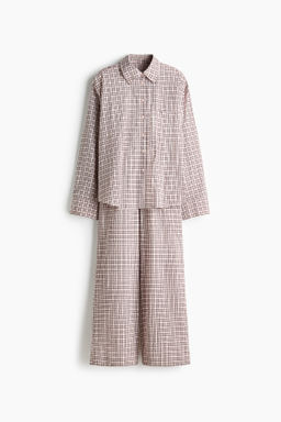 Pijama en sirsaca de algod?n