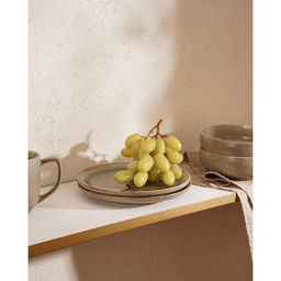 Тарелки SL Home Мольвено, d=27 см, фарфор, набор 2 шт., зелёные