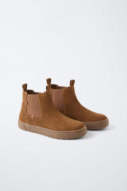 LEATHER CHELSEA BOOTS - Zara фото 3