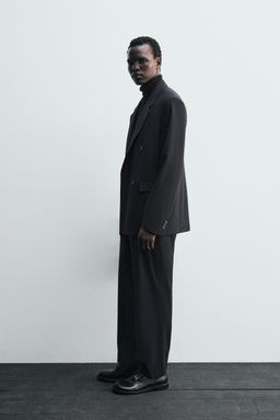 PINSTRIPED SUIT TROUSERS - Zara фото 4