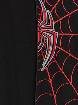 Kap??onlu Spiderman Bask?l? Uzun Kollu Erkek ?ocuk Fermuarl? Sweatshirt - Waikiki фото 3