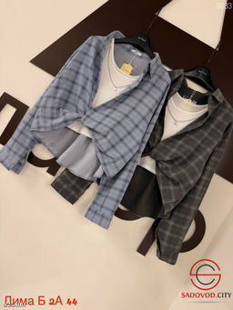 Рубашка женская с топиком