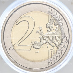2 евро 2016 года Сан-Марино 550 лет со дня смерти Донателло(в буклете)