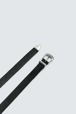 HAIRY LEATHER BELT - Zara фото 2