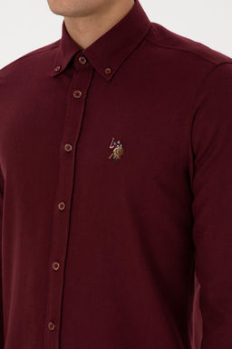 Erkek Bordo Uzun Kollu Basic G_mlek