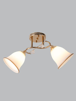 Люстра 13210/2, 2хE27, 40Вт, белый/золото