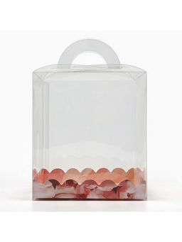 Цена за 5 шт. Коробка кондитерская, сундук, упаковка, «Цветов сияние», 16×16×18 см