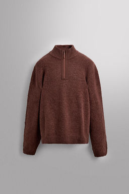 QUARTER-ZIP CONTRAST SWEATER - Zara фото 7