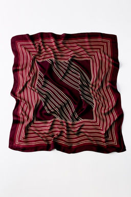 STRIPED SATIN SCARF - Zara фото 6