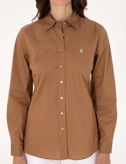 Camel Slim Fit Uzun Kollu G_mlek