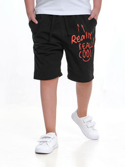 Шорты для мальчика UD 4559 черный - Mini maxi фото 4