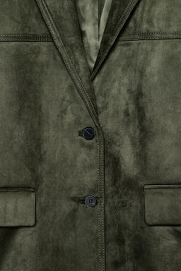 FAUX SUEDE BLAZER - Zara фото 8