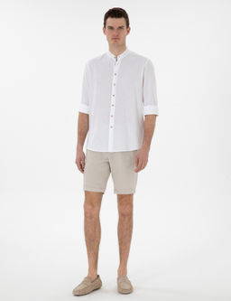 Beyaz Regular Fit Uzun Kollu G_mlek - Pierre cardin фото 4