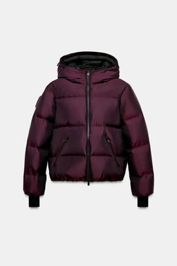 ANORAK ACOLCHADO 80% PLUM?N 20% PLUMA WATER RESISTANT WINDPROOF RECCO® TECHNOLOGY SKI COLLECTION / Burgundy - Zara фото 8