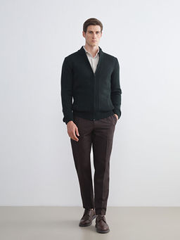 Standart Kal?p Dik Yaka Erkek Triko H?rka