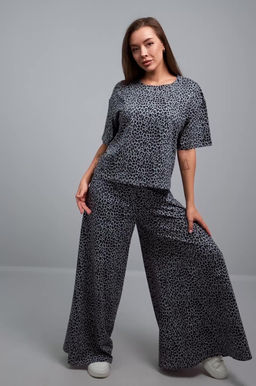 Женский костюм с широкими брюками Happyfox  фото 2