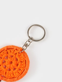 Брелок "Ловец снов" 19 см, цв. оранжевый