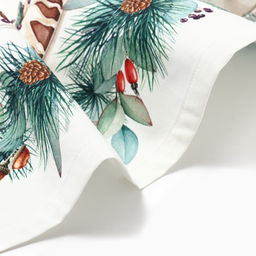 Скатерть новогодняя Этель New Years treat, 150?180 см 3 см с ВГМО, 100% хлопок, саржа 190 г/м?