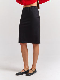 Юбка на круговой резинке из плотного трикотажа