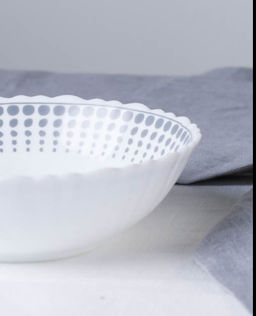 Салатник 480 мл 155 мм тарелка глубокая / TW-60 (7066) /уп 6/72/ Точки