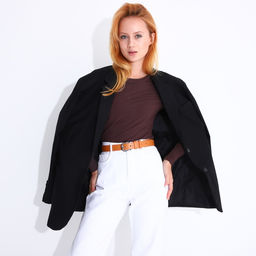 Ремень, ширина 2,7 см, винт, цвет рыжий - Simaland фото 3