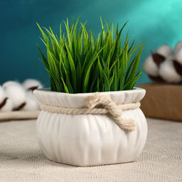 Кашпо «Мешочек Мартин» квадратный, 300 мл, 9×9×7 см